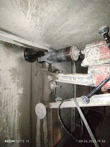 Beton işləri: Səssiz tozsuz səliqəli kəsim. Beton katlavan monolit kubik — 23