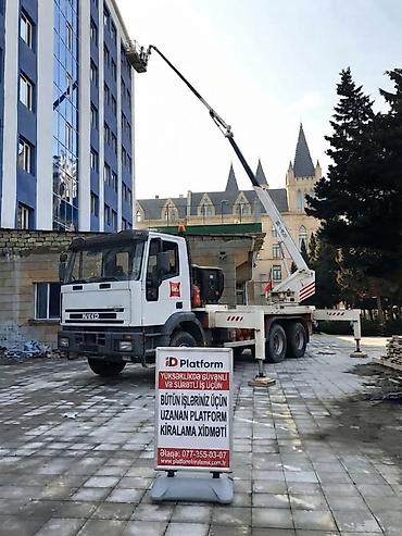 аренда автовышки: 36 metrlik Uzanən platforma icarəsi – yüksəklikdə təhlükəsiz və — 1