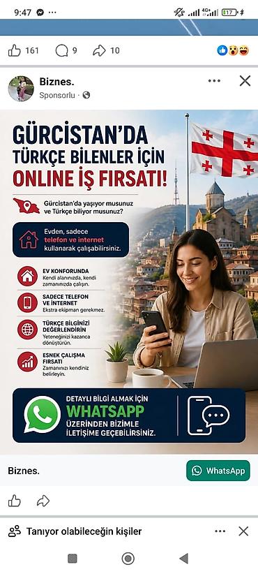 online operator vakansiya: Продавец-консультант требуется, Только для женщин, Любой возраст, Без опыта, Ежемесячная оплата — 1