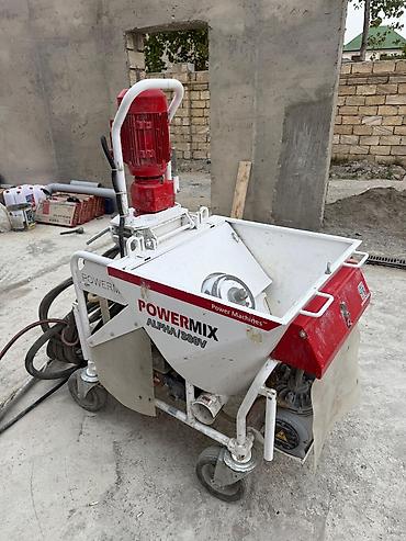 услуга ремонт генератора: POWERMIX ALPHA 380V – qarışdırma və suvaq nasosu - Brend/model — 2