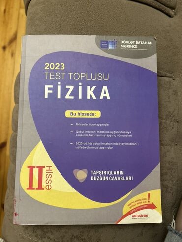 fizika yeni test toplusu pdf yukle: Физика 11 класс, 2023 год, Платная доставка