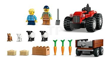 фермер: LEGO City 60461 Tractor with Trailer — набор из 116 деталей для — 3