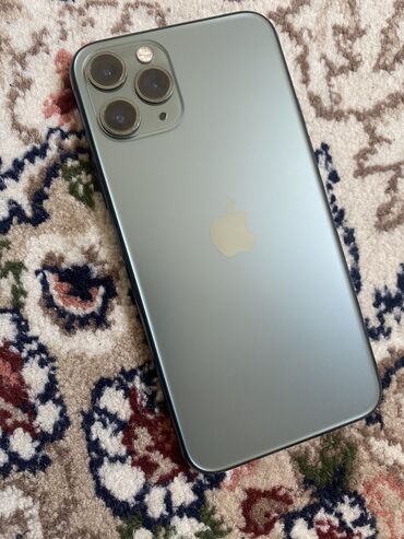 микрофон с колонкой: IPhone 11 Pro, Колдонулган, 256 ГБ, Matte Space Gray, 72 %