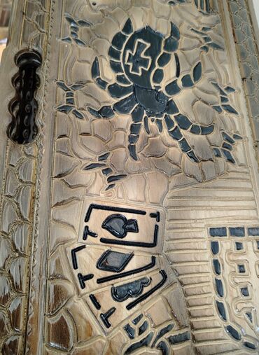 Nərdlər: Taxta nərd dəsti və təsbeh komplekti - Əl işi taxta nərd: Qapaq və — 10