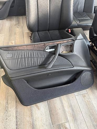 Сиденья: Продается на w210 салон черная кожа электро сидения дверные карты — 11