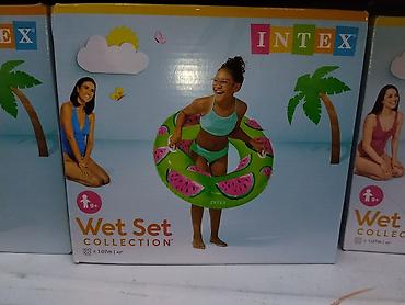 бассеины: Надувной круг Intex Wet Set Collection — «Арбуз» - Бренд: Intex - — 1