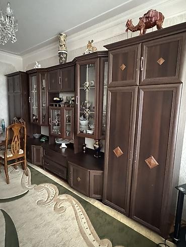 kunc ref: Qonaq otağı üçün böyük divar mebeli (modul vitrin və şkaf komplekti) — 2
