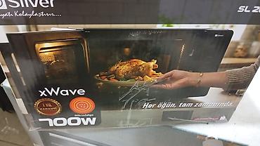 mikrodalgali: Silver SL 20908 mikrodalğa soba - Güc: 700W - Texnologiya: xWave - Ön — 2