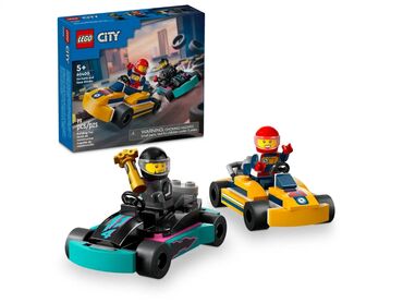 5 лет: Lego City 🌆 60400 Гонщики на картингах 🚗🚓, рекомендованный возраст