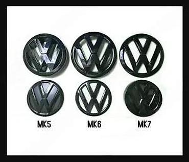 Auto delovi, gume i tjuning: Crni znak Golf 5, Golf 6, Golf 7. Komplet znakovi - zamenski crni — 9