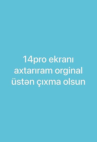 i̇pone 14: Axtarıram: iPhone 14 Pro üçün orijinal ekran (üstən çıxma) Tələblər — 1