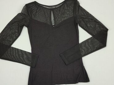 czarne spódnice długie: Bluzka Damska, H&M, XS, stan - Bardzo dobry