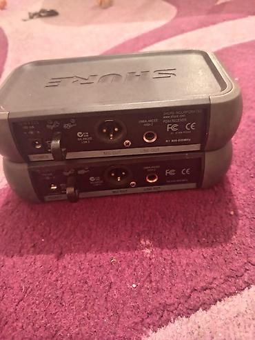 Mikrofonlar: İşlənmiş Simsiz (Bluetooth) Mikrofon Shure, Ünvandan götürmə — 3