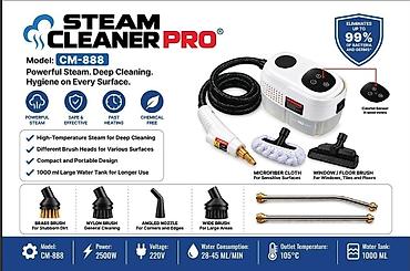 Buxarlı təmizləyici STEAM CLEANER PRO. Buxarlı təmizləyici Buxarlı