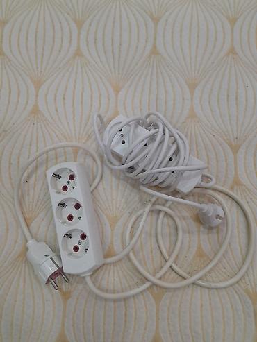 cabel: 3-l2 ededi biri 4 metir o biri 2 metreü elektrik uzatma kabeli — 1