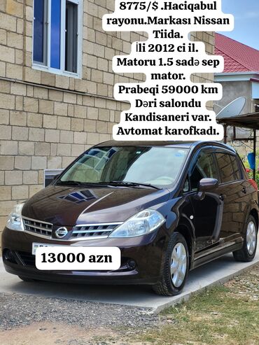 фольксваген поло новый кузов комплектации и цены: Nissan Tiida: 1.5 l | 2012 il Hetçbek