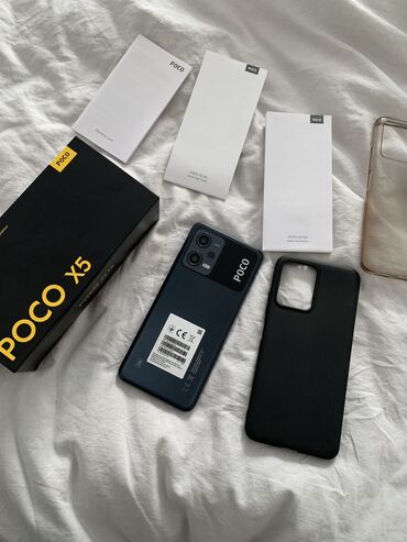 держатель телефонов: Poco X5 5G, 256 ГБ, цвет - Черный, 2 SIM, eSIM