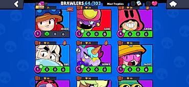 Digər: Brawl Stars hesabı - Kuboklar: 22,677 (ən yüksək 22,680), Trophy Road — 12