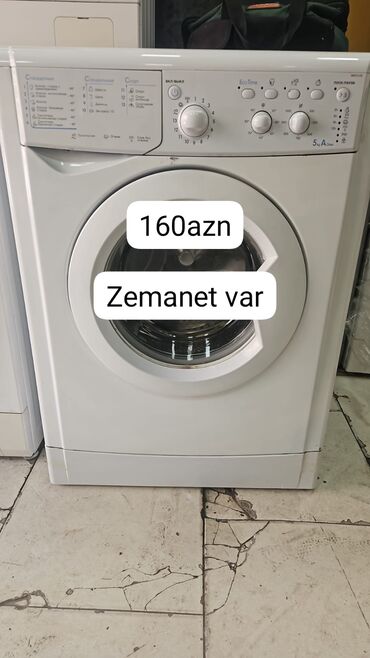 qabyuyan maşın: Paltaryuyan maşın Indesit, 5 kq, Avtomat, Qurutmasız
