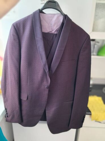 фиолетовые мужские костюмы: Костюм 4XL (EU 48), 5XL (EU 50), цвет - Фиолетовый