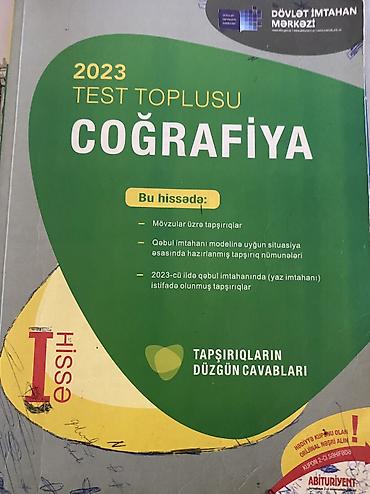 Спорт и хобби: Dim test kitablari yoplu 10 azn tekli qiymet 3 azn mekan xalqlar — 3