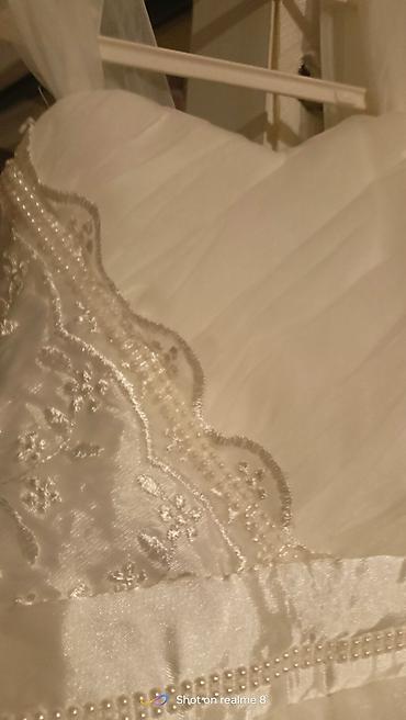 arqanza parça: Qız uşağı üçün ziyafət/nikah-geyimiləri Paltarlar AĞ,AÇIQ — 6