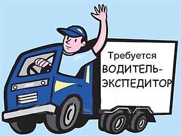 Вакансии: Требуется Водитель-экспедитор, Транспорт компании, 3-5 лет опыта, Премии, Полный рабочий день, Мужчина — 1