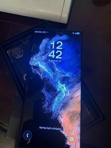 samsung note 22: Samsung Galaxy S22 Ultra, 256 GB, rəng - Yaşıl, Zəmanət, Düyməli, Sensor — 4