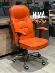 Ofis və oyun kresloları: Yeni, Təkərli, Qolları tənzimlənir, Dəri — 24