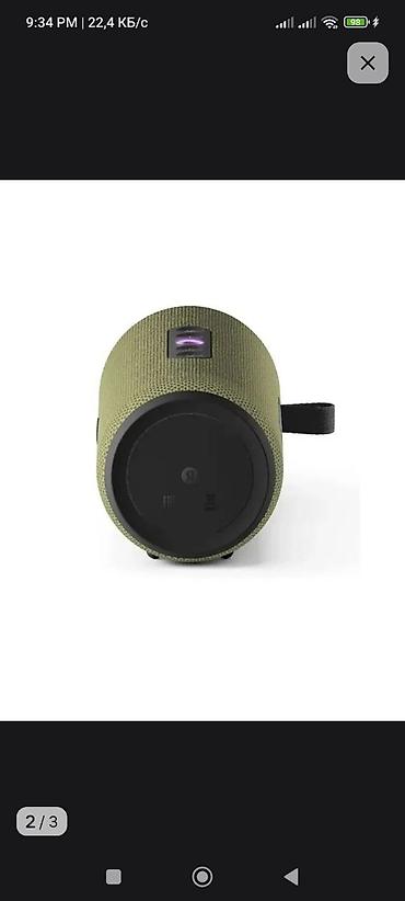 Колонки для ПК и ноутбуков: Яндекс Станция Стрит (умная колонка с Алисой), цвет хаки. - — 2