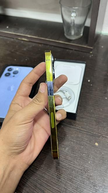 Уюлдук телефондор жана аксессуарлар: IPhone 13 Pro, 256 ГБ, цвет Sierra Blue (модель A2483). Комплектация — 4
