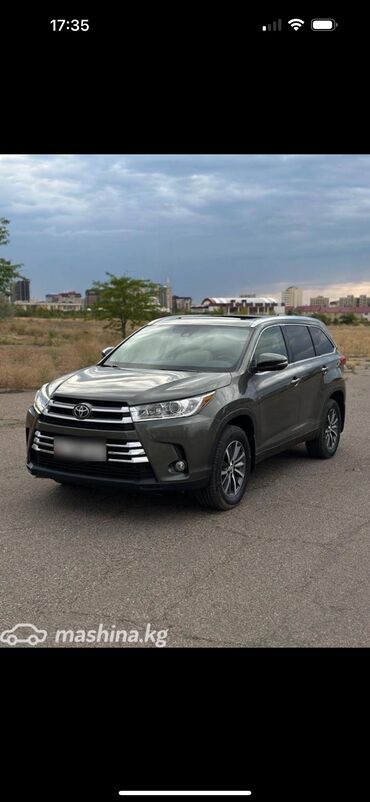 Toyota Highlander: 2019 г., 3.5 л, Автомат, Бензин, Внедорожник