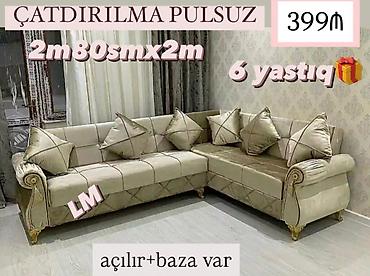 divan alisi: Künc divan, Yeni, Açılan, Bazalı, Parça, Şəhərdaxili pulsuz çatdırılma — 2