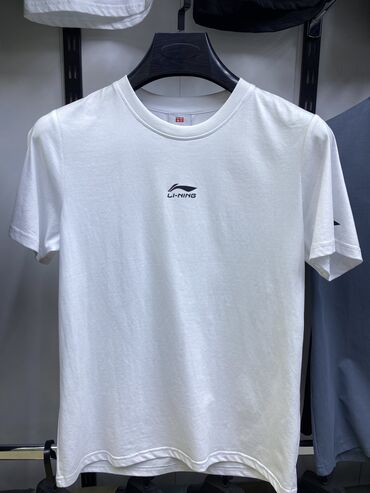 магазин спортивной одежды: Оригинал li-ning футболки хб M-4XL