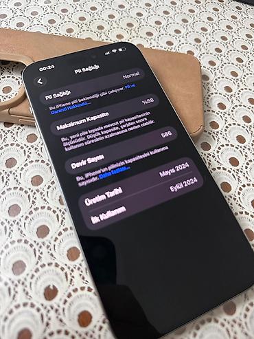 iphone 17 pro ikinci əl: IPhone 15 Pro Max, 512 GB, White Titanium, Sənədlərlə, Barmaq izi, Face ID — 2