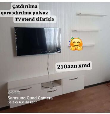 Qonaq otağı dəstləri: TV stend yeni