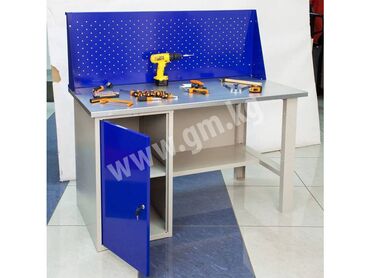 столы в упаковке: Стол, цвет - Синий, Новый