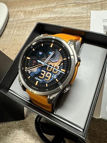 Акылдуу сааттар: Продам Garmin Fenix 8 Sapphire Titanium, 47 мм — мультиспортивные часы — 1