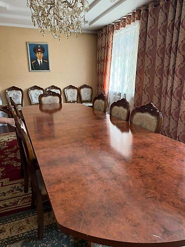 Столы для зала: Большой овальный стол для переговорной/столовой - Форма: овальная, с — 5