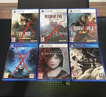 видио игры: Коллекция дисков для PlayStation (PS5 и PS4) — хорроры и экшн-хиты: - — 1