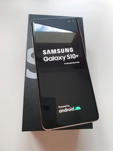 s10 tb: Samsung Galaxy S10 Plus, 128 GB, rəng - Qara, Sensor, Barmaq izi, İki sim kartlı
