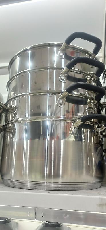 Пароварки: Кастрюли/тазы для варки на пару (мантоварки, пароварки многоярусные) — 8