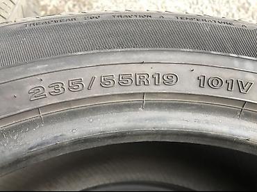 бу чехол: Шины 235 / 55 / R 19, Лето, Б/у, Комплект, Япония, DUNLOP — 5