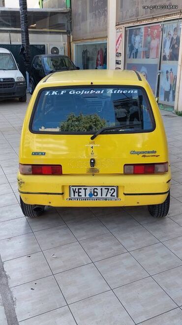 Fiat: Fiat Cinquecento: 1.1 l. | 1996 έ. | 360000 km. Χάτσμπακ