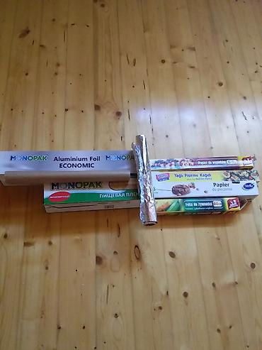 peç: Mətbəx üçün paket: folqa, bişirmə kağızı və qida plyonkası dəsti 7 — 4