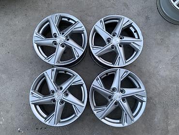 114: Литые Диски R 16 Hyundai, Комплект, отверстий - 5, Б/у — 1
