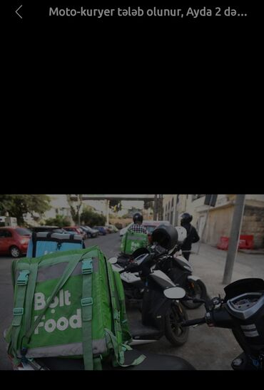 Digər ixtisaslar: WOLT+BOLT FOOD GÜNDƏLİK MAAŞ ANCAQ BİZDƏ!!!!! İşsizsiz? o zaman — 9