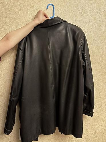 Kişi geyimləri: Kurtka, Dəri, Qış, 4XL — 3