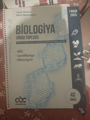 şit zarafatlar və cavabları: Biologiya Testlər 11-ci sinif, TAİM, 1-ci hissə
