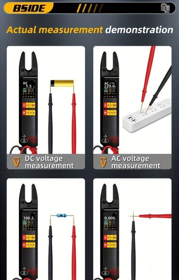 Multimetri: BSIDE klešta multimetar sa LCD ekranom visoke rezolucije, dizajniran — 13